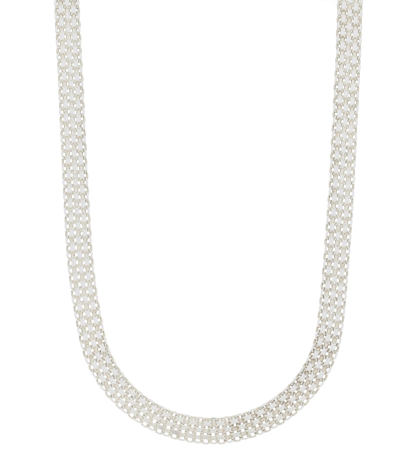 Srebrny naszyjnik damski 925 tasiemka 5,8 mm DIA-LAN-5990-925 5,8mm.  Efektowny splot, który przez swoją uniwersalną strukturę jest idealną bazą do rozmaitych wisiorków oraz dodatków. Idealny pomysł na oryginalny prezent (2).jpg